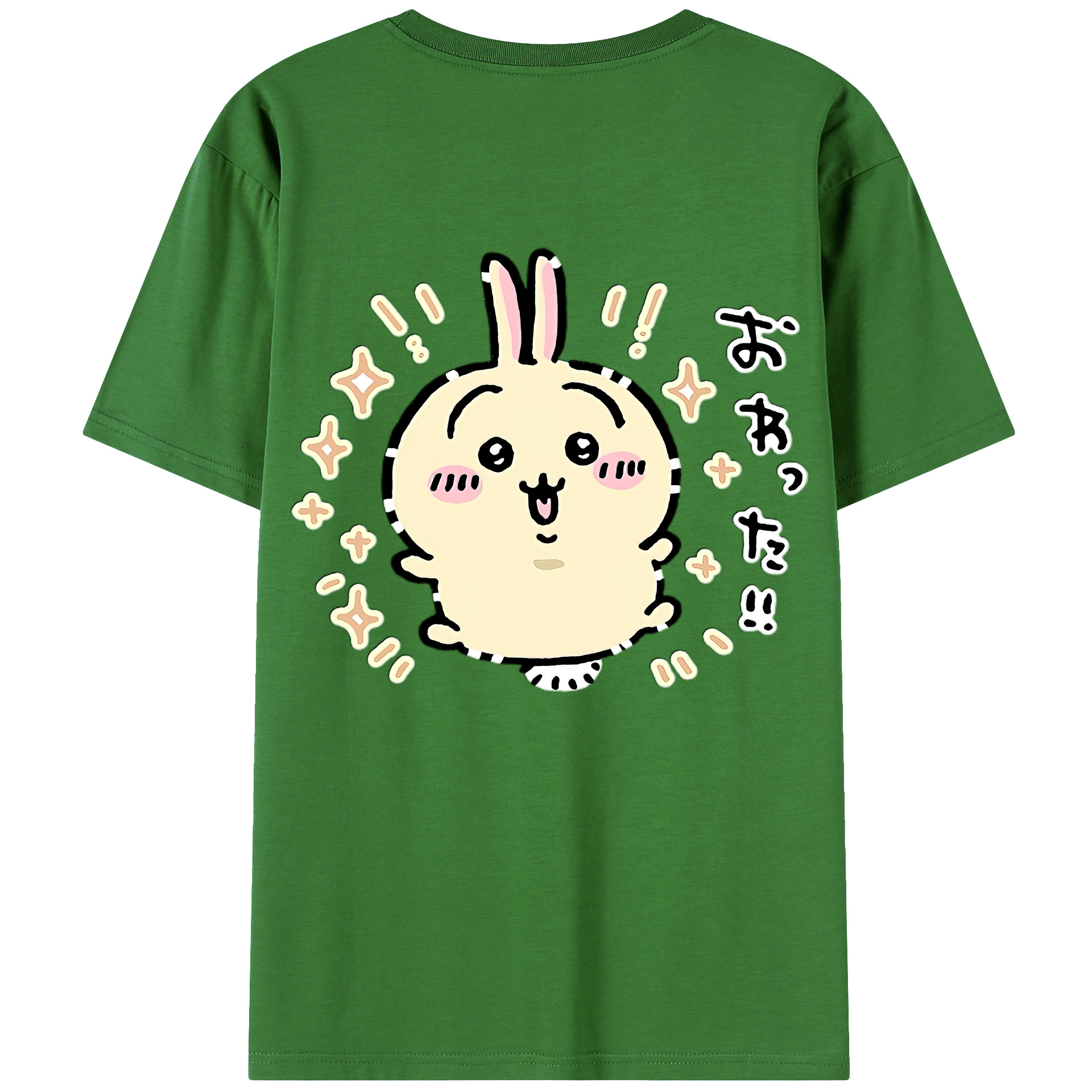 （画像用） ちいかわ うさぎ Chii-kawa usagi レディース半袖Tシャツ(バックプリント)